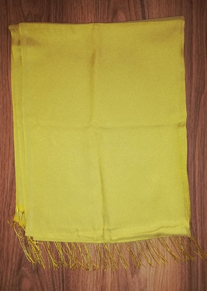 Yağ yeşili /Olive şal - Görsel 2