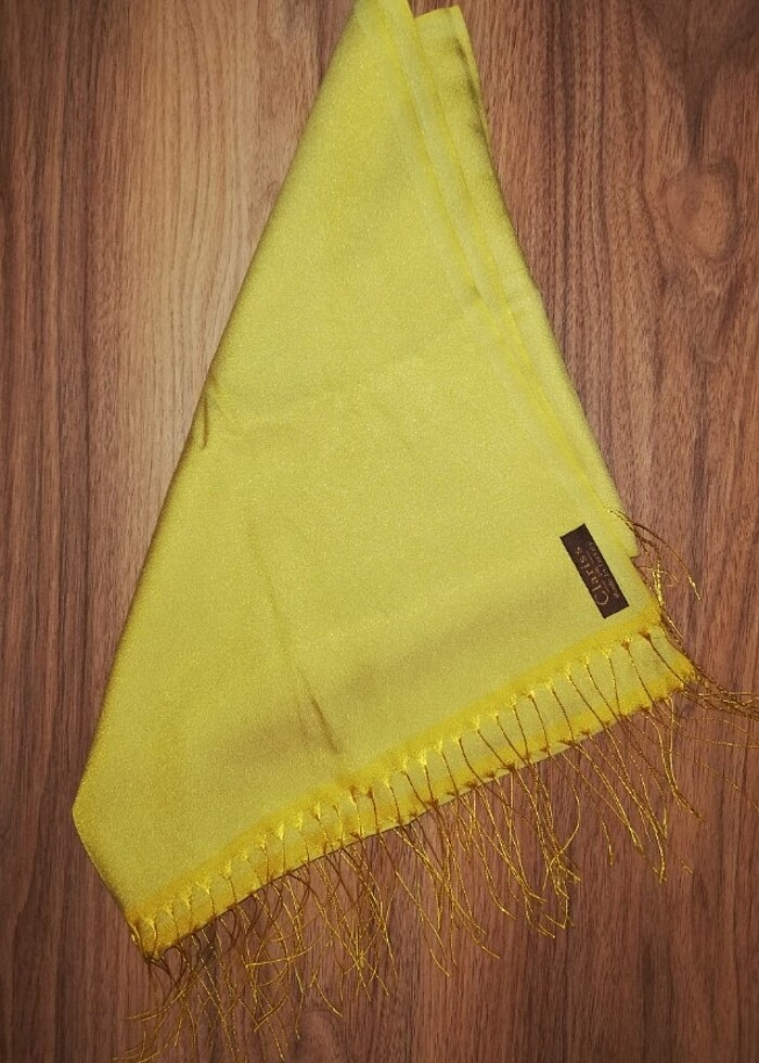 Yağ yeşili /Olive şal - Görsel 4