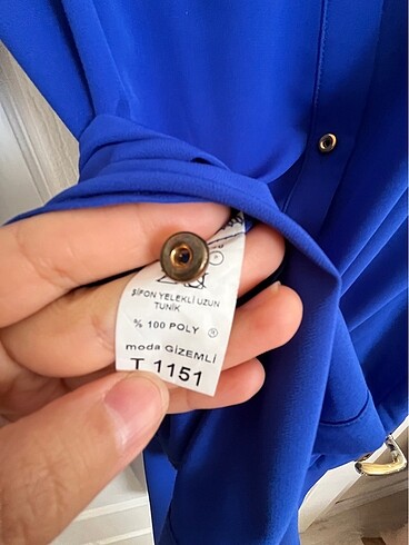 Şifon Yelekli Uzun Tunik - Görsel 7