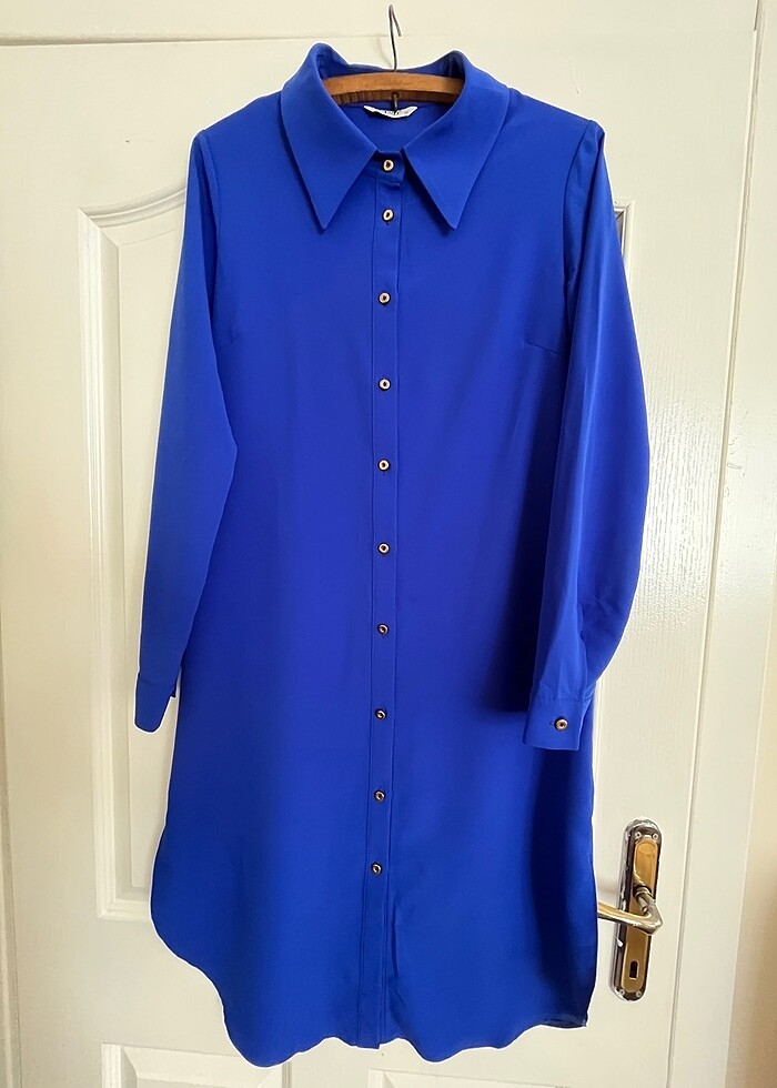 Şifon Yelekli Uzun Tunik - Görsel 5