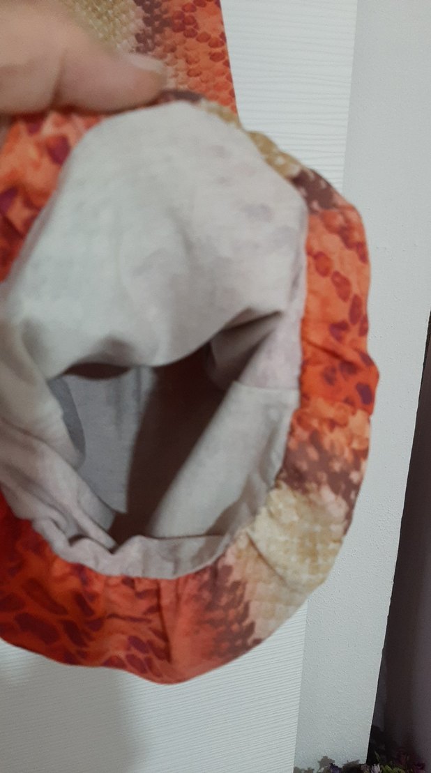 Yılan Desenli Uzun Pilili Kadın pantolon - Görsel 3