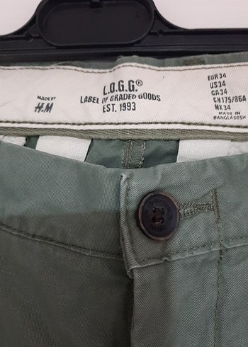 Erkek Haki Basic Kısa Şort - Görsel 2