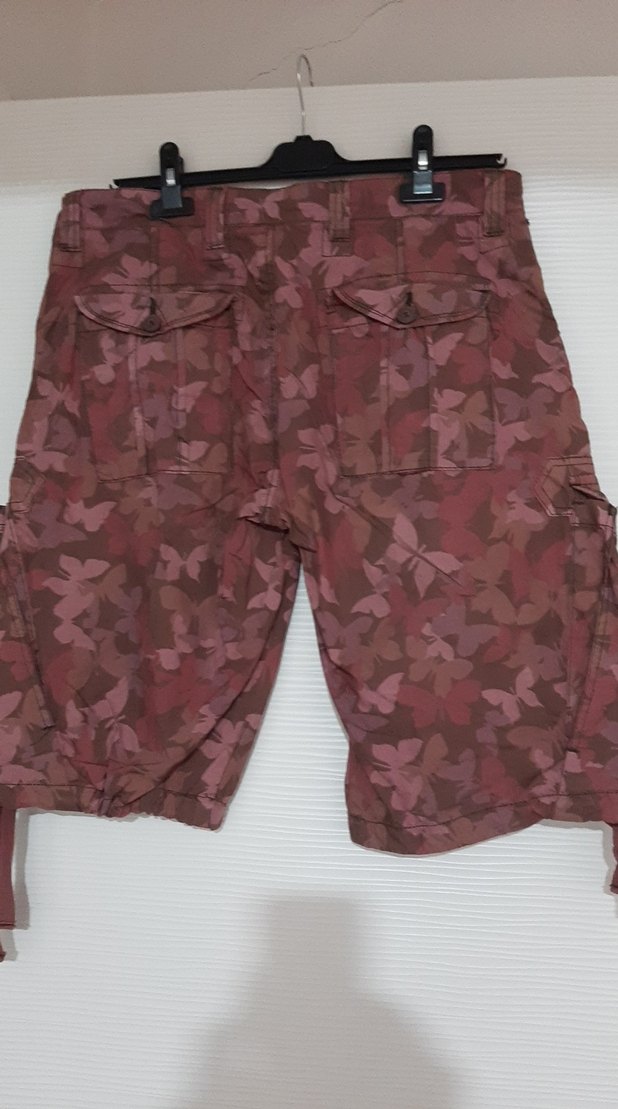 Kahverengi Kamuflaj Erkek Kısa Şort - Görsel 2