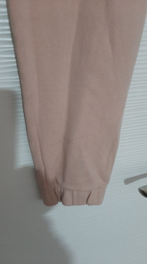 Bej Kadın Rahat Kesim Midi Eşofman Altı - Görsel 3