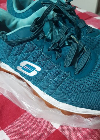 Turkuaz Kadın Spor Ayakkabı Velcro Detaylı - Görsel 2