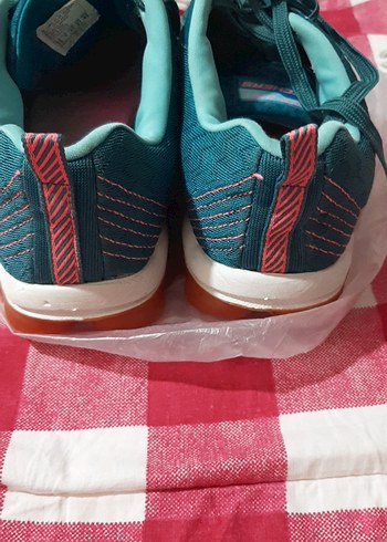 Turkuaz Kadın Spor Ayakkabı Velcro Detaylı - Görsel 5