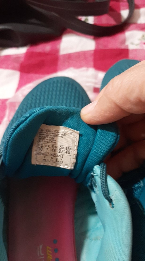 Turkuaz Kadın Spor Ayakkabı Velcro Detaylı - Görsel 3