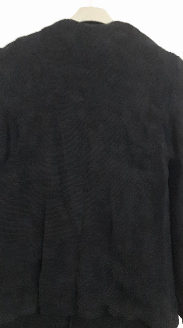 Siyah Midi Kalem Etek ceket tk - Görsel 5