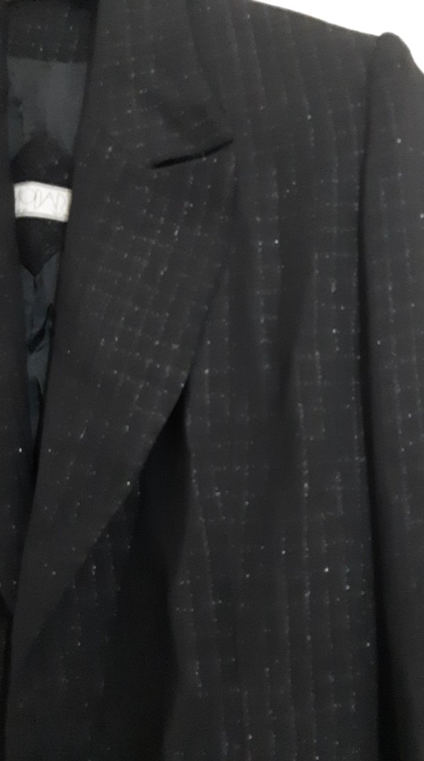 Siyah Midi Kumaş Kadın Pantolon - Görsel 5