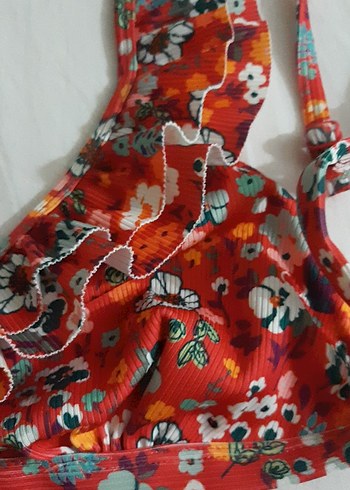 Penti Renkli Bohem Desenli Bikini Üstü