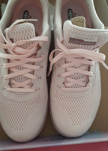 Pembe Bağcıklı Kadın Spor Ayakkabı - Görsel 2