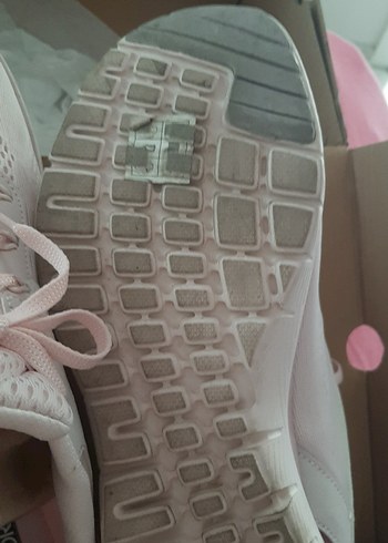 Pembe Bağcıklı Kadın Spor Ayakkabı - Görsel 5