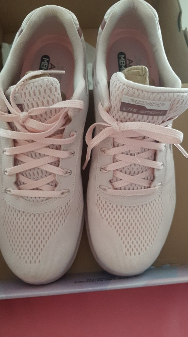 Pembe Bağcıklı Kadın Spor Ayakkabı - Görsel 2