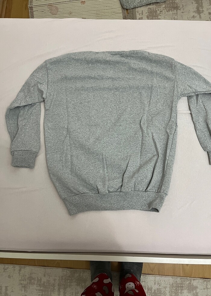 Gri sweatshirt - Görsel 2
