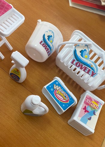 Beyaz Mini Oyuncak Ev Eşyaları Seti - Görsel 3