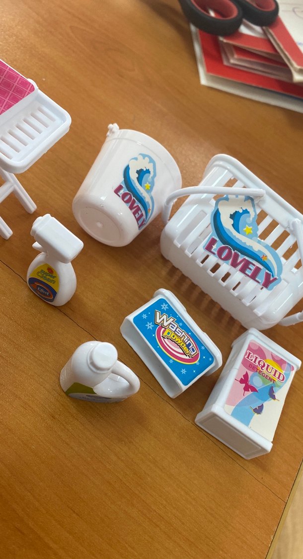 Beyaz Mini Oyuncak Ev Eşyaları Seti - Görsel 3