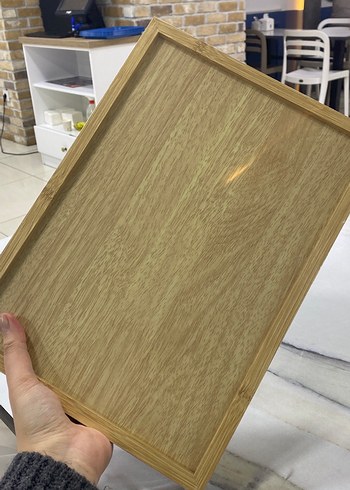 AYNI GÜN KARGO Bambu 2 Adet Servis Tepsisi Seti - Görsel 3