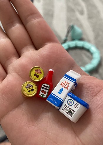 Renkli Mini Bebek Mutfak Ürünleri Seti