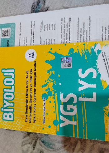 YGS-LYS Biyoloji Konu Testi Kitabı