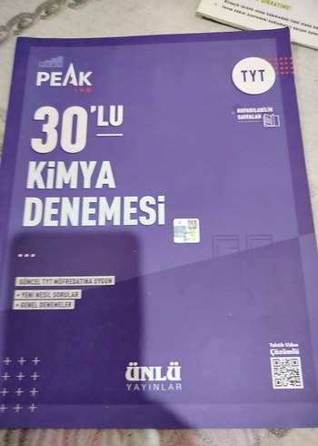 Ünlü Yayınlar Peak TYT 30'lu Kimya Denemesi