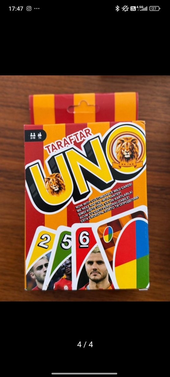 Taraftar UNO Kart Oyunu - Görsel 2