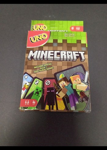 UNO Minecraft Özel Kurallı Kart Oyunu - Görsel 3
