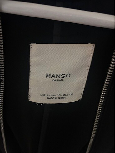 s Beden Mango Fermuarli Tunik