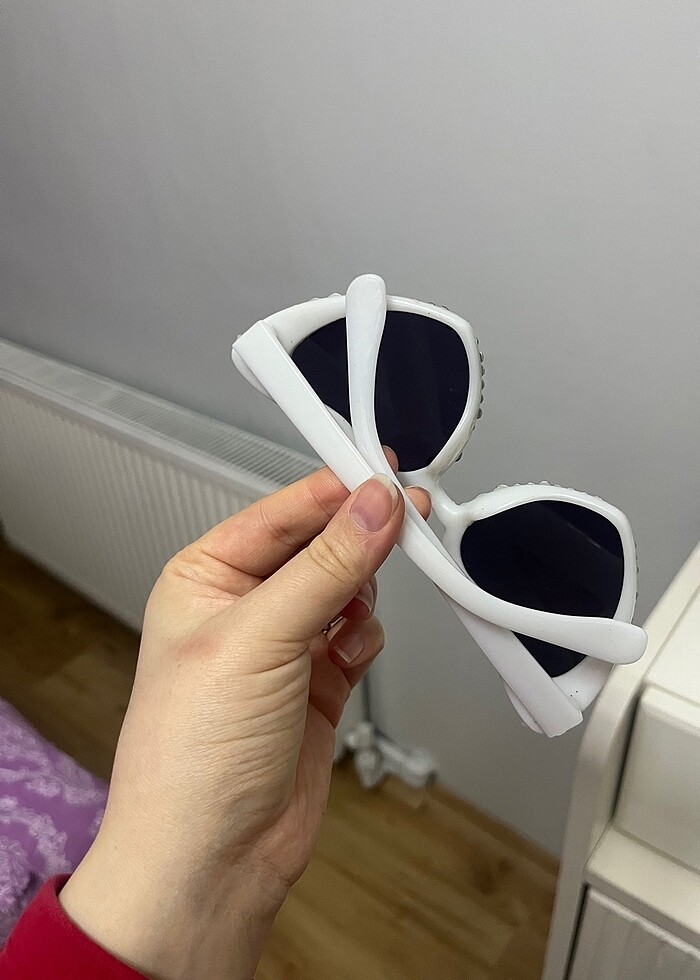 Gelin gözlüğü kalpli - Görsel 3