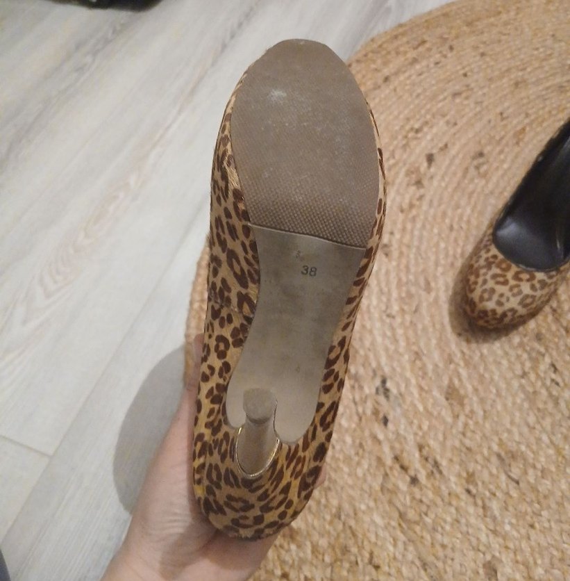 Derimod Leopar Desenli Platform Topuklu Kadın Stiletto - Görsel 3