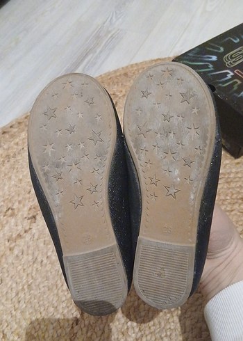 Klasik Zarif Kız Çocuk Siyah Babet - Görsel 2