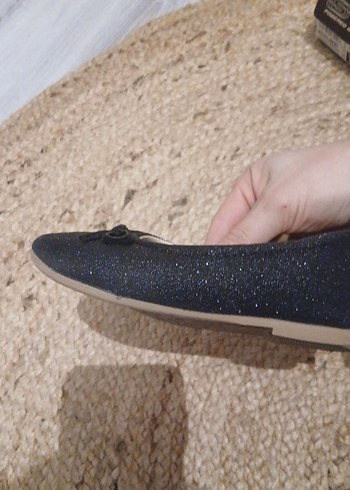 Klasik Zarif Kız Çocuk Siyah Babet - Görsel 3