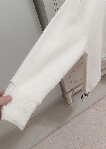 Beyaz  Kadın Sweatshirt - Görsel 4