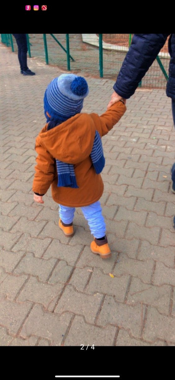 Kahverengi Kapüşonlu Erkek Çocuk Kaban - Görsel 2