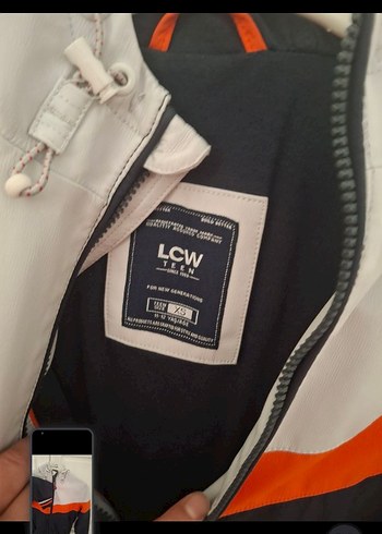 Gri Mini Fermuarlı Erkek Yağmurluk - Görsel 2