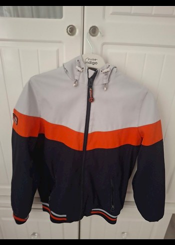 Gri Mini Fermuarlı Erkek Yağmurluk - Görsel 4