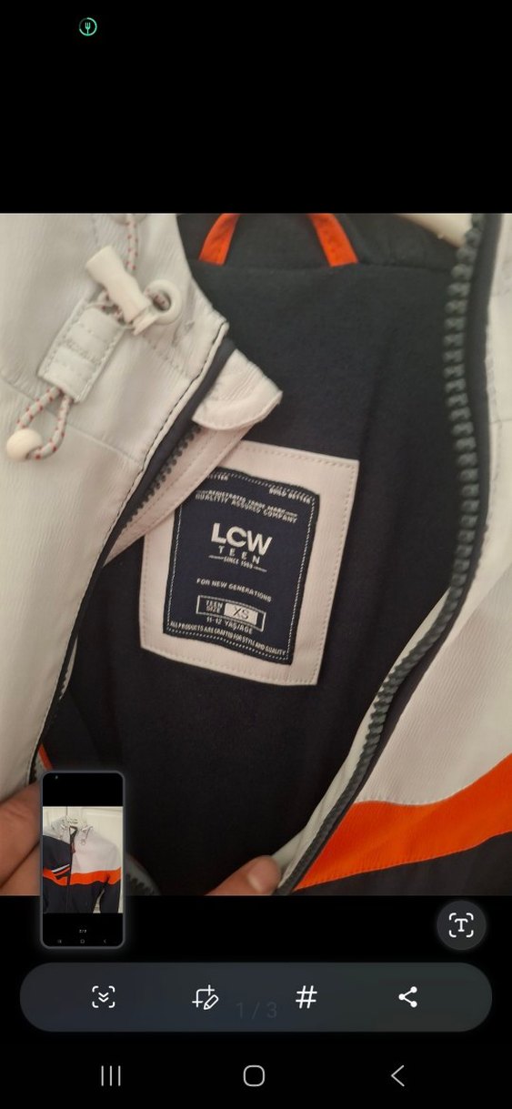 Gri Mini Fermuarlı Erkek Yağmurluk - Görsel 2