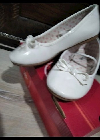 Beyaz Kız Çocuk Fiyonklu Babet - Görsel 5