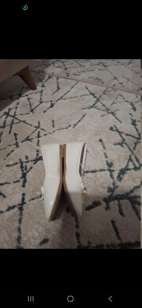 Beyaz Kız Çocuk Fiyonklu Babet - Görsel 3