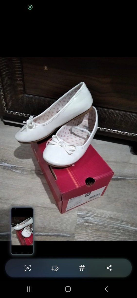 Beyaz Kız Çocuk Fiyonklu Babet - Görsel 4