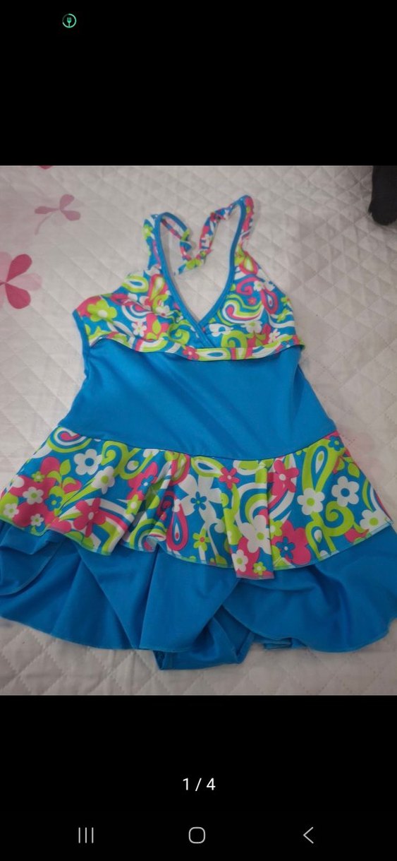 Mavi Baskılı çocuk mayo - Görsel 4