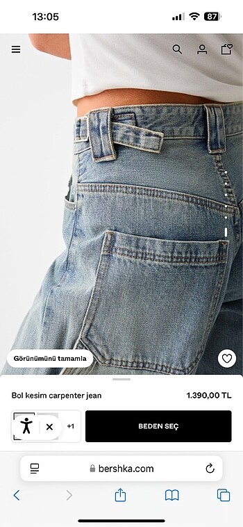 Bershka Carpenter jean