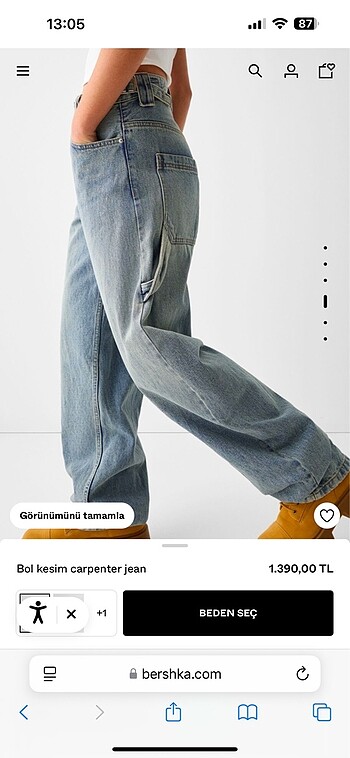 38 Beden Carpenter jean