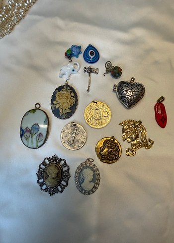 Karışık kolye uçları - Görsel 4