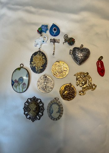 Karışık kolye uçları - Görsel 3