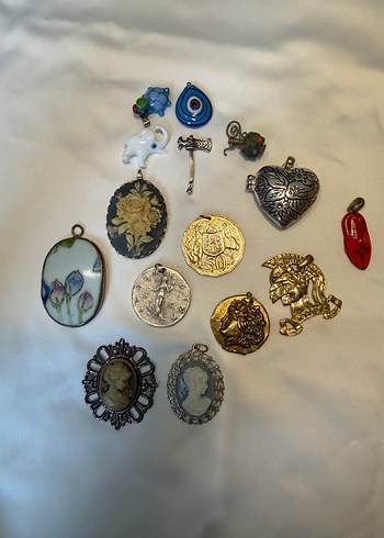 Karışık kolye uçları - Görsel 2