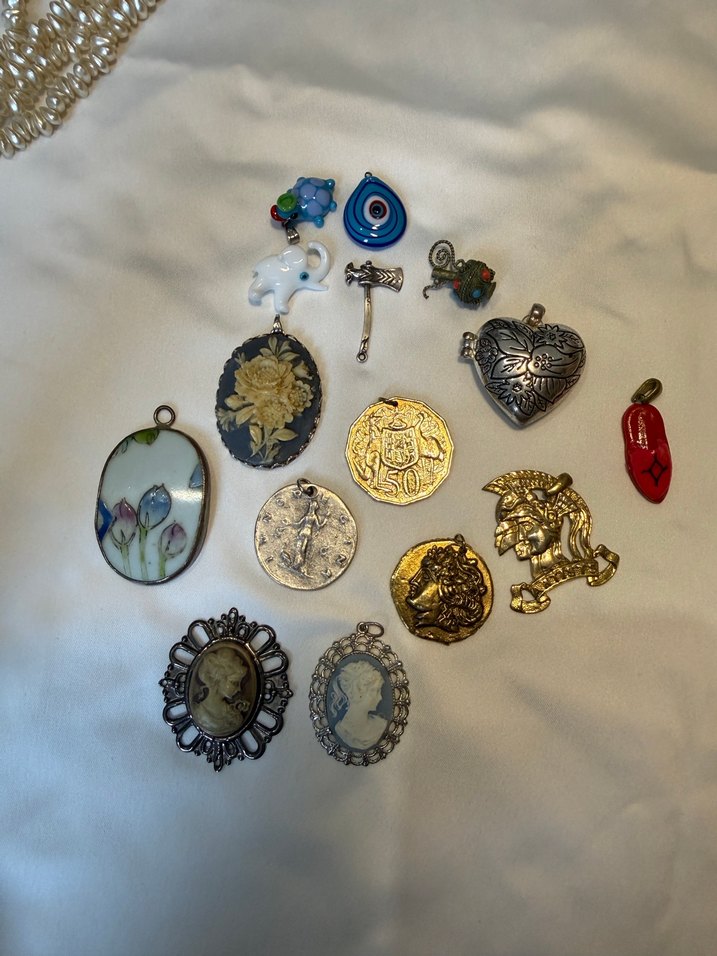 Karışık kolye uçları - Görsel 4