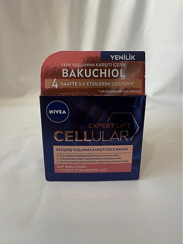 NIVEA CELLULAR EXPERT LIFT YAŞLANMA KARŞITI GECE KREMİ 50 ML