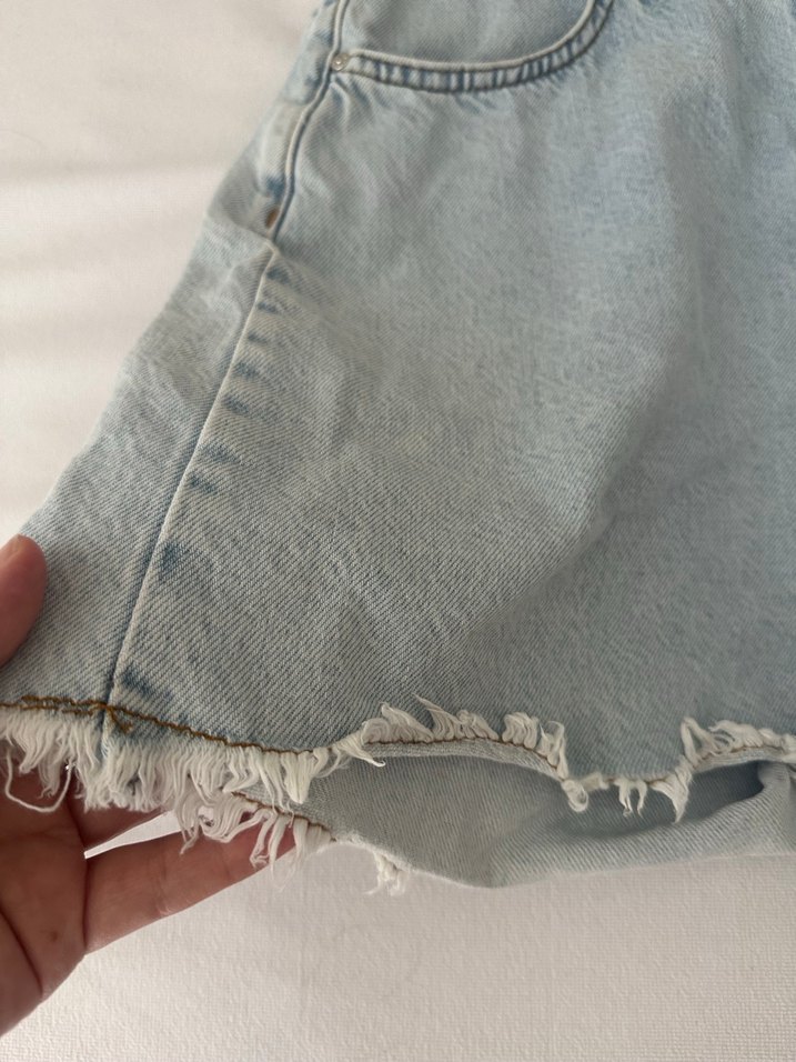 Düğmeli Denim Kadın Tulum - Görsel 3