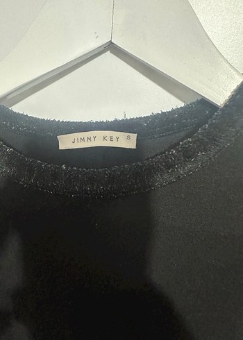 Kısa Kollu Siyah Mini Fermuarlı Kadın elbise - Görsel 2