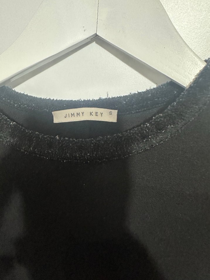 Kısa Kollu Siyah Mini Fermuarlı Kadın elbise - Görsel 2